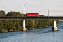 BR 1144 auf der Stadlauer Ostbahnbr�cke, aufgenommen am 04.09.2011.