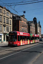 Dresden - DVB/Linie 7 - 2601 bei Hst. B�naustr. am 03.09.2011