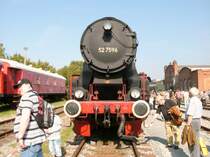 52 7596 im DLW Meiningen zum Tag der offenen T�r. 3.9.11