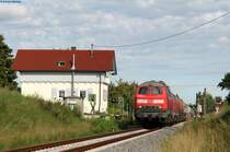 225 803-6 und 017-3 mit einem �ler bei Tannhausen 16.8.11