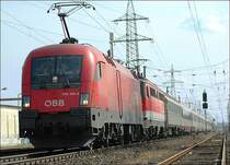 OEC 556 „�sterreichisches Umweltzeichen“ auf dem Weg von Graz nach Wien am 22.3.2006. An der Spitze: 1116 019