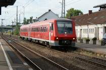 611 528 mit RE 22307 von Rottweil nach Neustadt(Schwarzw) in Villingen(Schwarzw) am 14.08.2011