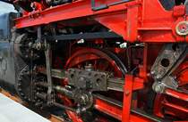 Detail von 52 8134-0 der Eisenbahnfreunde Betzdorf. Am 21.08.2011 im Bf Niederlahnstein.