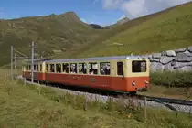 Bt 30 und BDhe 2/4 206 klettern am 13.8.11 von der Kleinen Scheidegg bergw�rts.