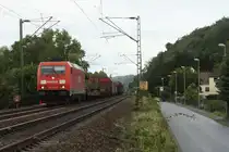 185 223-5 fuhr am 27.08.11 durch Leubsdorf.