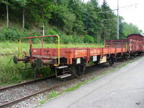 BMK - ex BLS Dienstwagen X 40 63 94 07 235-8 abgestelt in Kallnach am 12.08.2011