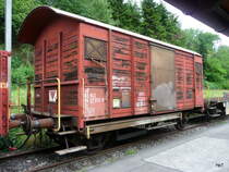 BMK - ex BLS Dienstwagen X 40 63 94 07 052-6 abgestelt in Kallnach am 12.08.2011