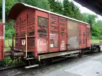 BMK - ex BLS Dienstwagen X 40 63 94 07 052-6 abgestelt in Kallnach am 12.08.2011
