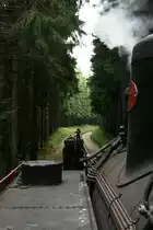 Aus der Sicht des Heizers...
92.2271 des Martinsberger Lokalbahnverein unterwegs zur Seufzerbr�cke, im Zuge einer Fotofahrt am 08.08.2010.