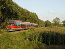 Sowas nennt man Gl�ck gehabt. Super Wetter und einer der den Redesing 643 052 komment aus M�nster. 13.09.2011