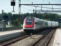 SBB - ICN A.Honegger bei der einfahrt in den Bahnhof Grenchen Nord am 21.08.2011