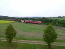 232 906 und 232 527 durchfuhren am 23.09.11 Frohsinn Richtung Herlasgr�n/V.