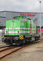 293 025-3  Lisa 2  der EB war am 23.07.2011 ebenfalls in der Reihe der V100 am Tag der offenen T�r bei Uwe Adam in Eisenach ausgestellt.