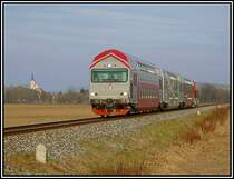 R 8575 auf der Fahrt Richtung Wies-Eibiswald kurz nach Gro� St. Florian am 27.2.2006
