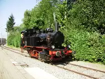 Lok 20 am 24.09.2011 auf dem Bahnhofsfest, zum 40-j�hrigen Jubil�um der UEF, in Ettlingen Albgaubad.