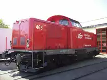 Am 24.09.2011 ist AVG-Lok 465 im Rahmen des Bahnhofsfestes in Ettlingen, zum 40-j�hrigen Jubil�um der UEF, auf dem Gel�nde abgestellt.