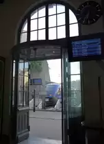 Blick auf den Bahnsteig von Lyon-Saint Paul. 6.9.2011