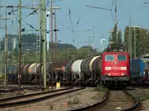 Sonntagsruhe am 25.09.2011 f�r 151 071-8 mit einem Kesselzug in Aachen West. 