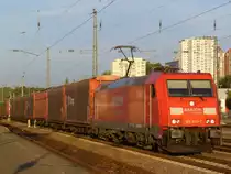 185 279-7 zieht den Opelzug Linz - Einsiedlerhof am 23.09.2011 durch Kaiserslautern 

