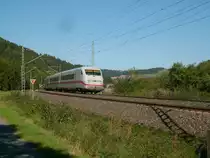 Nachschuss auf einen ICE 2 (doppelt) der am 30.09.2011 den am Freitag planm��ig verkehrenden ICE 1 ersetzte. 