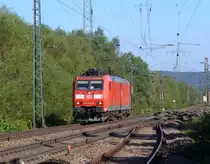 185 020-5 f�hrt als LZ am 28.09.2011 durch Landstuhl