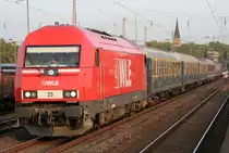 Die WLE 23 zieht einen Sonderzug durch M�lheim Styrum am 25.09.2011
