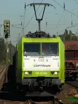 185-CL 005 von Captrain. Recklinghausen-S�d. 30.09.2011.