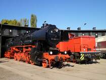 52 8001-1 und eine V60 waren am 02.10.11 bei den Geraer Eisenbahnwelten zusehen.

