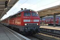 Die Bockreserve Berlin bei der t�glichen Arbeit in Berlin Lichtenberg, der Nachtzug aus M�nchen mu� nach Berlin-Wrg gebracht werden.