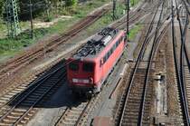 Abgestellt hinter der grossen Br�cke der Bahnhofsstrasse in Cottbus am 01.10.2011