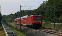 Und weiter am Sonntag mit 112 103 am RE 2 nach Rathenow. 04.09.2011