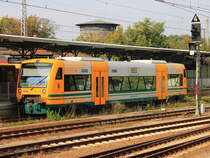 VT 650.79 der Ostdeutsche Eisenbahn GmbH am 03. Oktober 2011 im Bahnhof K�nigs Wusterhausen zur Weiterfahrt nach Berlin Sch�neweide. 