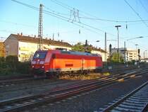 185 012-2 ist als Lz am 30.09.2011 in Schwetzingen
