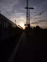 Sonnenuntergang in Maintal Ost am 24.09.11 