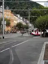 Ei was kommt den da hervor ein OEG D�wag GT8 am 17.09.11 in Heidelberg 