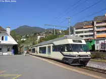 Be 2/6 7004 ''Montreux'' am 3.10.2011 bei der Endstation Fontanivent 