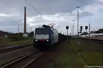 ES 64 F4 - 285 (189 285-0) MRCE f�r CTL Logistics GmbH mit einem CTL eignenden Eaos Ganzzug in Rathenow. 07.10.2011