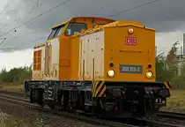 203 313-2 der DBG Lz in Porz Wahn am 07.10.2011