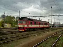 Der 854 026 am 03.10.2008 im Pilsener Hbf.
