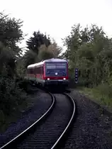 BR 628/928 410 f�hrt in F�rth (Odenwald) ein am 09.10.11