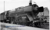 001 173 im Juli 1972 im Bahnhof Hof;ein Jahr sp�ter endete der Plandienst der letzten 001 bei der DB.