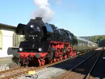 41 1144-9 mit dem Elstertal-Express in Adorf/V. am 15.10.11. 

