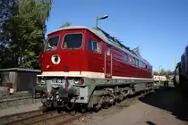 232 158-6 der LEG im Eisenbahnmuseum Leipzig Plagwitz 15.10.2011