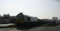 247 007 kommt mit dem CS 61207 (?) aus der HKM-H�tte in Duisburg und f�hrt in Richtung Hochfeld (Mo,03.10.11)