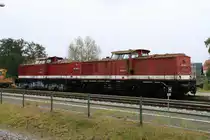 201 792-9 und 201 380-3 am 11.10.2011 in Zinnowitz