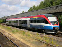 Da die Prignitzer Eisenbahn bald wieder Geschichte ist nun eine kleine R�ckblick. Am 2. Juli 2004 hat sich die Prignitzer sich in Gronau der Press vorgestellt. 02.07.2004