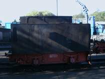 Der Loktender von 99 4652,am 16.Oktober 2011,abgekuppelt von der Lok,in Putbus.Die Lok selber steht auseinandergebaut in Putbus und soll eine neue Auffrischung bekommen um wieder im Traditionsbereich zusehen sein.
