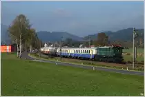 1245 005 f�hrt mit Sdz R 19062 von Villach nach Bad Ischl. 
St Lorenzen 22.10.2011