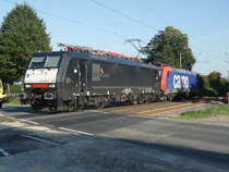 BR 189 ES 64 F4-109 durchf�hrt mit einer SBB-Cargo C186 K�nigslutter.