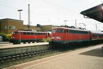 110 333 und 110 345 in Homburg am 24.4.04